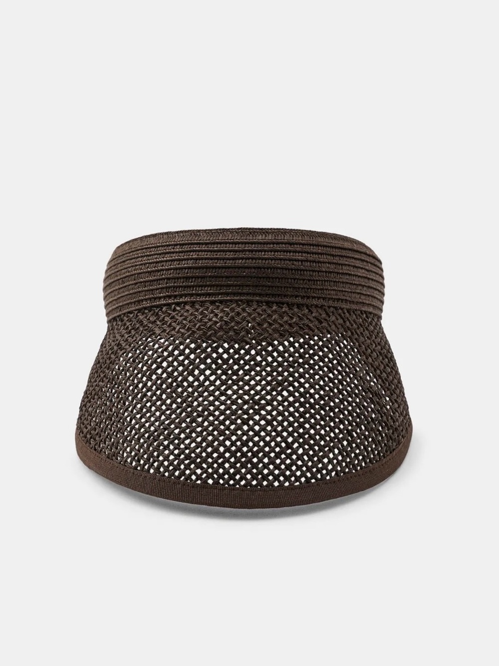 Zara Plain braided headband style visor.